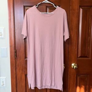 Divided Dusty Rose T-Shirt Dress